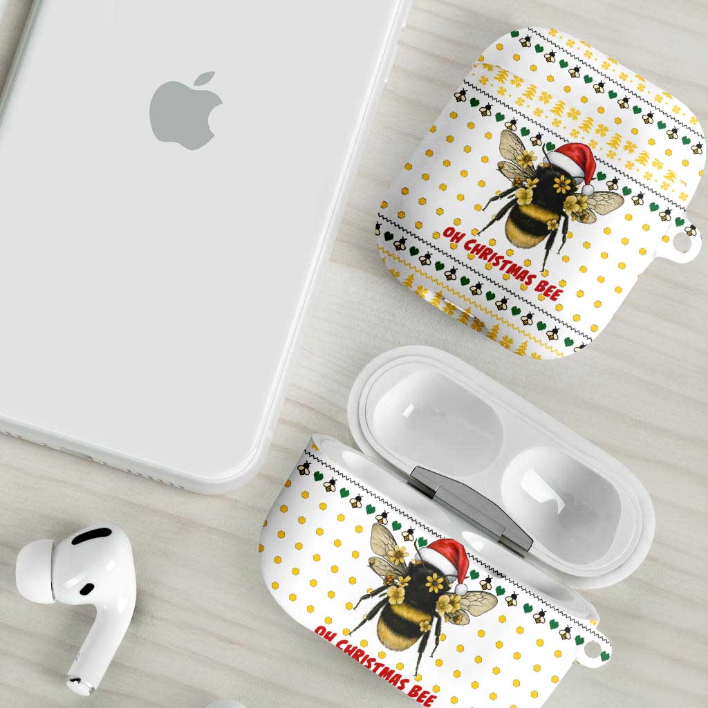 Oh Christmas Bee Bee Christmas AirPods Case Xmas Holiday Patterns - Wonder Print Shop