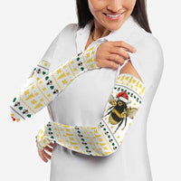 Oh Christmas Bee Bee Christmas Arm Sleeves Xmas Holiday Patterns - Wonder Print Shop