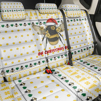 Oh Christmas Bee Bee Christmas Back Car Seat Cover Xmas Holiday Patterns - Wonder Print Shop