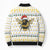 Oh Christmas Bee Bee Christmas Bomber Puffer Jacket Xmas Holiday Patterns - Wonder Print Shop