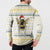 Oh Christmas Bee Bee Christmas Button Sweatshirt Xmas Holiday Patterns - Wonder Print Shop