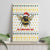 Oh Christmas Bee Bee Christmas Canvas Wall Art Xmas Holiday Patterns - Wonder Print Shop