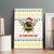 Oh Christmas Bee Bee Christmas Canvas Wall Art Xmas Holiday Patterns - Wonder Print Shop