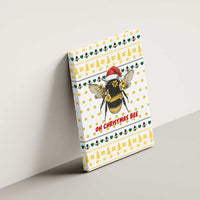 Oh Christmas Bee Bee Christmas Canvas Wall Art Xmas Holiday Patterns - Wonder Print Shop