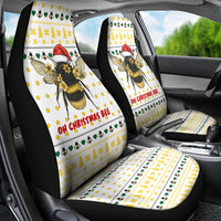 Oh Christmas Bee Bee Christmas Car Seat Cover Xmas Holiday Patterns - Wonder Print Shop