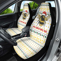 Oh Christmas Bee Bee Christmas Car Seat Cover Xmas Holiday Patterns - Wonder Print Shop