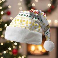 Oh Christmas Bee Bee Christmas Santa Hat Xmas Holiday Patterns - Wonder Print Shop