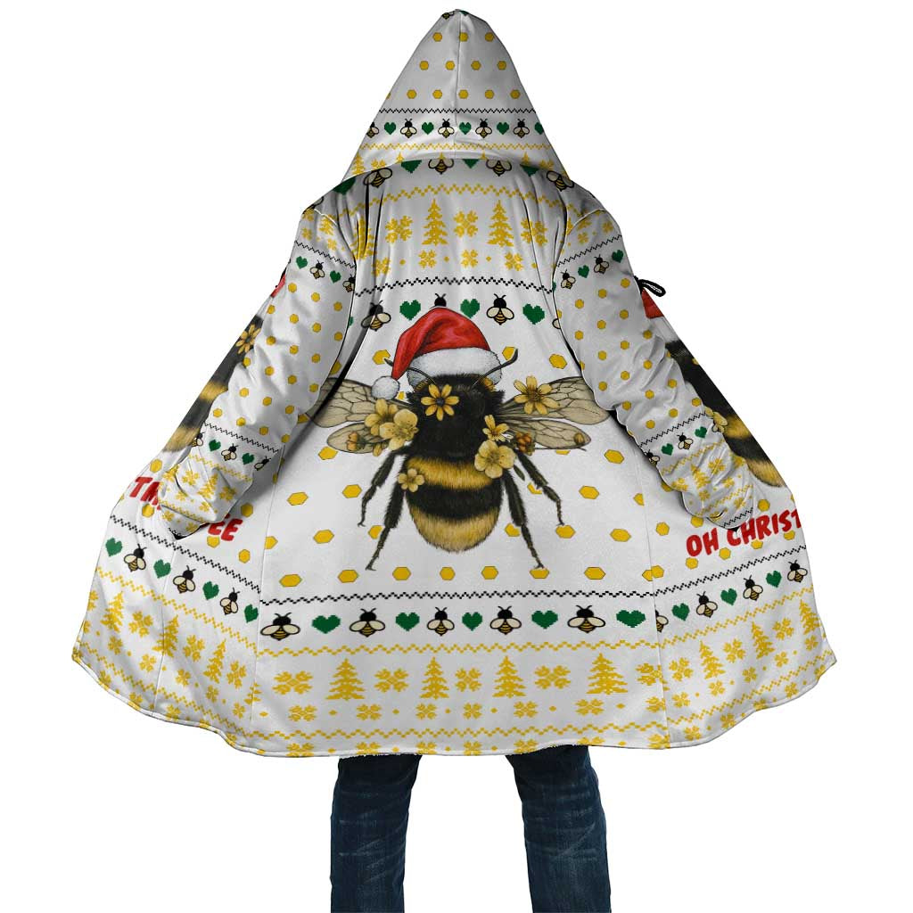 Oh Christmas Bee Bee Christmas Cloak Xmas Holiday Patterns - Wonder Print Shop