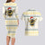 Oh Christmas Bee Bee Christmas Couples Matching Long Sleeve Bodycon Dress and Hawaiian Shirt Xmas Holiday Patterns - Wonder Print Shop