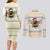 Oh Christmas Bee Bee Christmas Couples Matching Long Sleeve Bodycon Dress and Long Sleeve Button Shirt Xmas Holiday Patterns - Wonder Print Shop