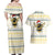 Oh Christmas Bee Bee Christmas Couples Matching Off Shoulder Maxi Dress and Hawaiian Shirt Xmas Holiday Patterns - Wonder Print Shop