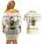 Oh Christmas Bee Bee Christmas Couples Matching Off Shoulder Short Dress and Hawaiian Shirt Xmas Holiday Patterns - Wonder Print Shop