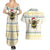 Oh Christmas Bee Bee Christmas Couples Matching Summer Maxi Dress and Hawaiian Shirt Xmas Holiday Patterns - Wonder Print Shop