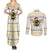 Oh Christmas Bee Bee Christmas Couples Matching Summer Maxi Dress and Long Sleeve Button Shirt Xmas Holiday Patterns - Wonder Print Shop