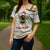 Oh Christmas Bee Bee Christmas Cross Shoulder Shirt Xmas Holiday Patterns - Wonder Print Shop