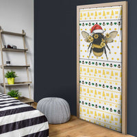 Oh Christmas Bee Bee Christmas Door Cover Xmas Holiday Patterns - Wonder Print Shop