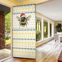 Oh Christmas Bee Bee Christmas Door Cover Xmas Holiday Patterns - Wonder Print Shop