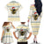 Oh Christmas Bee Bee Christmas Family Matching Off The Shoulder Long Sleeve Dress and Hawaiian Shirt Xmas Holiday Patterns - Wonder Print Shop