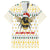 Oh Christmas Bee Bee Christmas Family Matching Off The Shoulder Long Sleeve Dress and Hawaiian Shirt Xmas Holiday Patterns - Wonder Print Shop