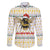 Oh Christmas Bee Bee Christmas Family Matching Off The Shoulder Long Sleeve Dress and Hawaiian Shirt Xmas Holiday Patterns - Wonder Print Shop