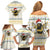 Oh Christmas Bee Bee Christmas Family Matching Off Shoulder Short Dress and Hawaiian Shirt Xmas Holiday Patterns - Wonder Print Shop