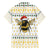 Oh Christmas Bee Bee Christmas Family Matching Short Sleeve Bodycon Dress and Hawaiian Shirt Xmas Holiday Patterns - Wonder Print Shop