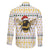 Oh Christmas Bee Bee Christmas Family Matching Short Sleeve Bodycon Dress and Hawaiian Shirt Xmas Holiday Patterns - Wonder Print Shop