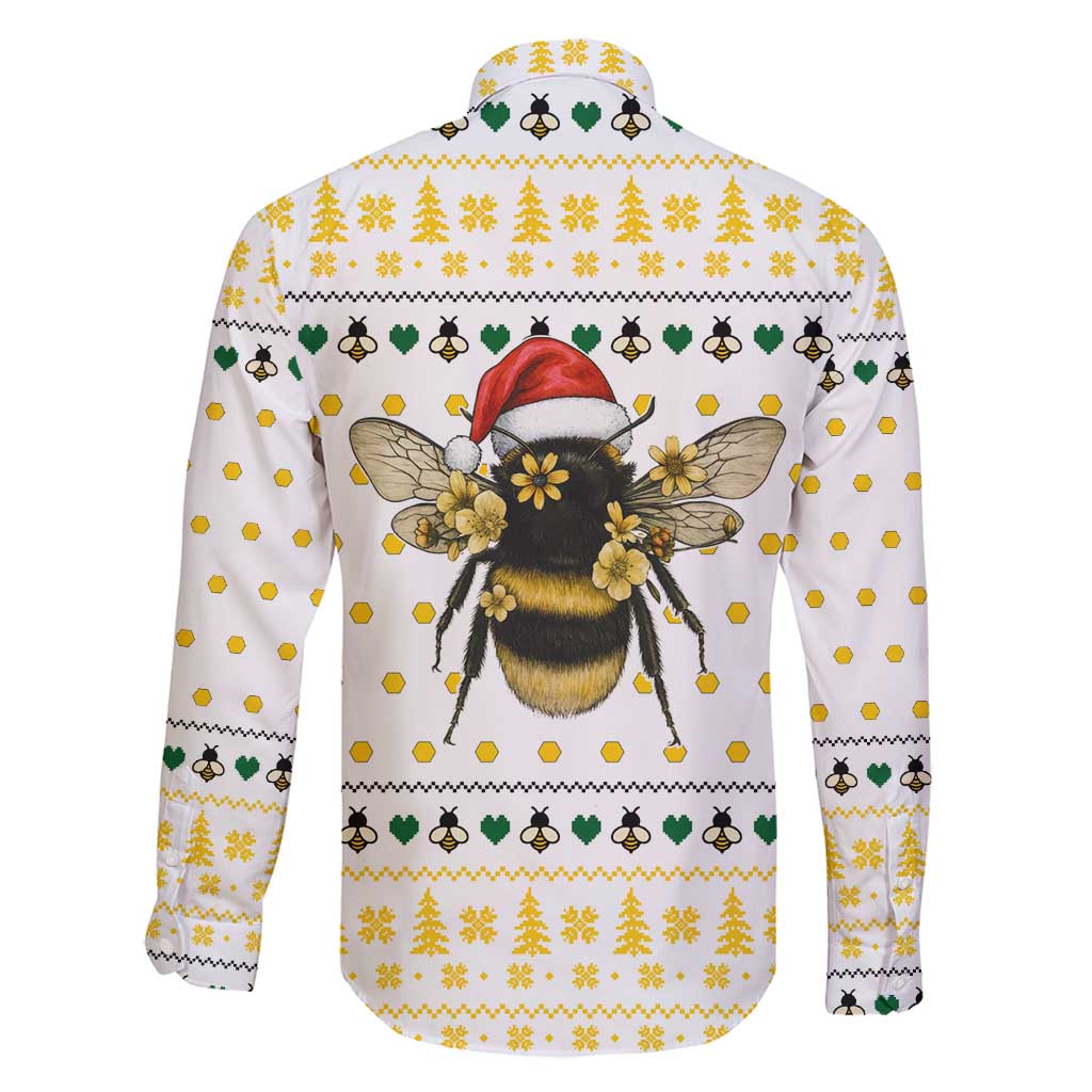 Oh Christmas Bee Bee Christmas Family Matching Summer Maxi Dress and Hawaiian Shirt Xmas Holiday Patterns - Wonder Print Shop