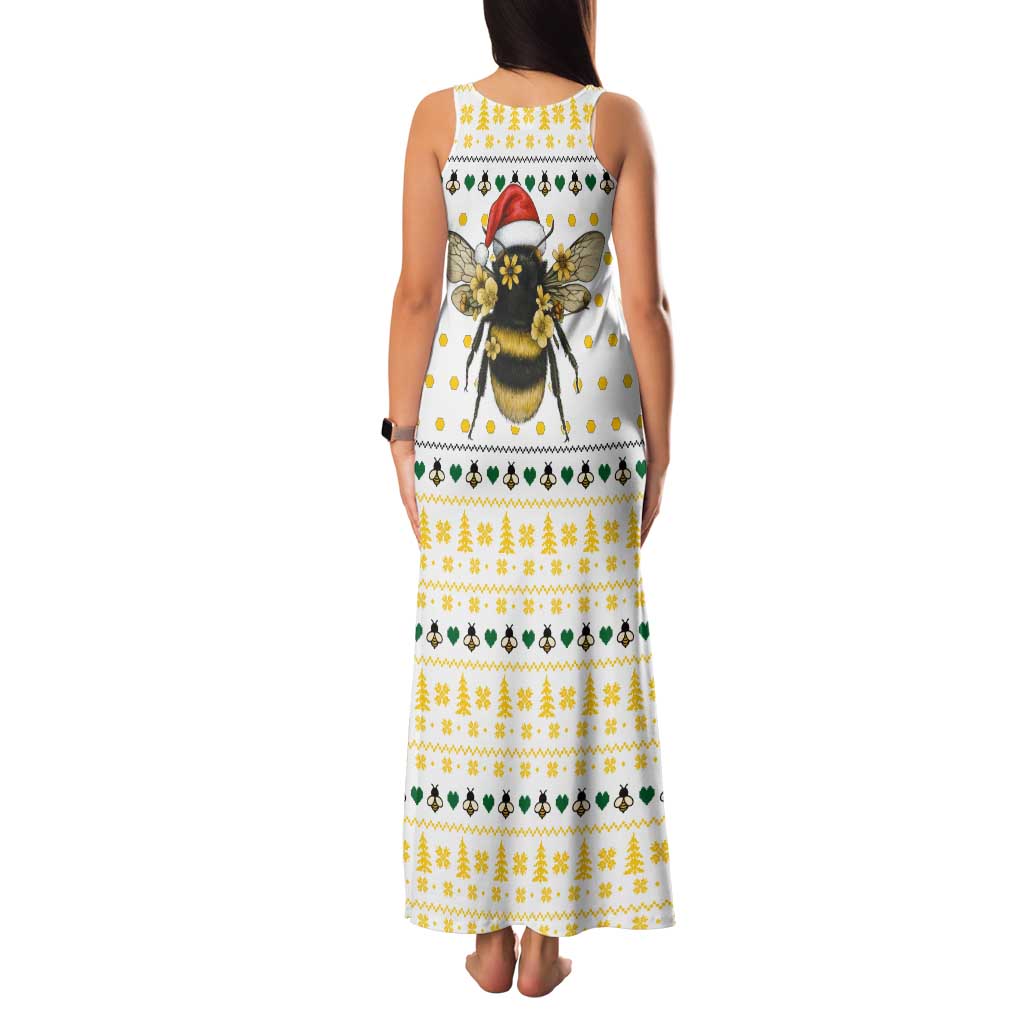 Oh Christmas Bee Bee Christmas Family Matching Tank Maxi Dress and Hawaiian Shirt Xmas Holiday Patterns - Wonder Print Shop
