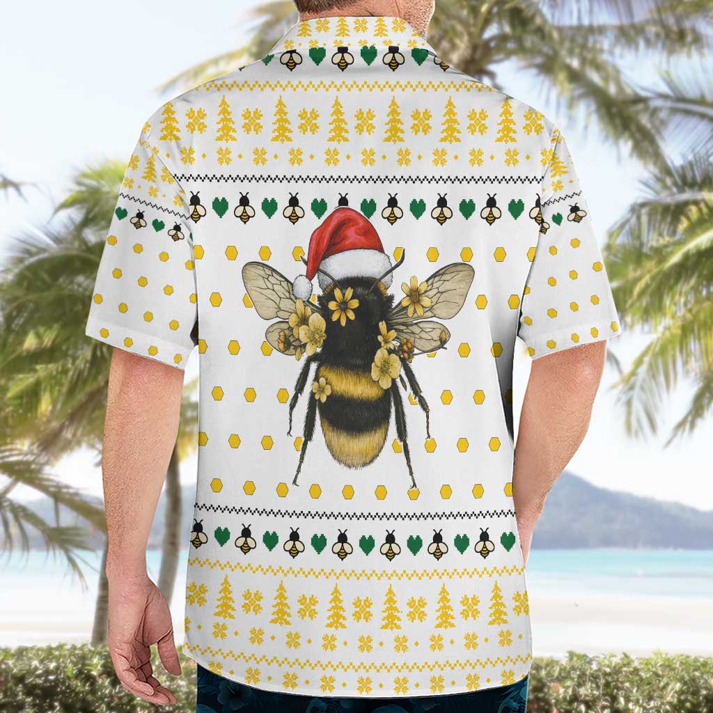 Oh Christmas Bee Bee Christmas Hawaiian Shirt Xmas Holiday Patterns - Wonder Print Shop
