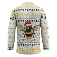Oh Christmas Bee Bee Christmas Hockey Jersey Xmas Holiday Patterns - Wonder Print Shop