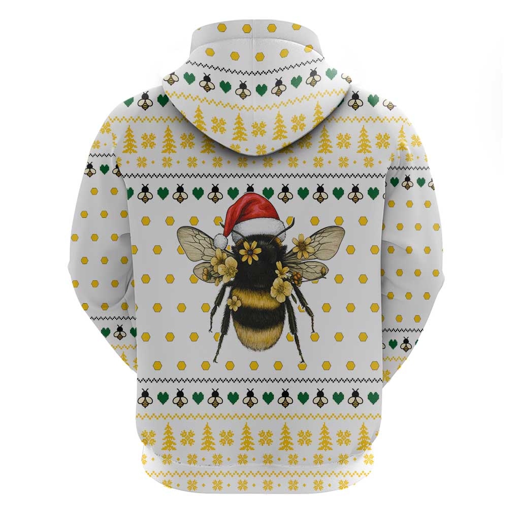 Oh Christmas Bee Bee Christmas Hoodie Xmas Holiday Patterns - Wonder Print Shop