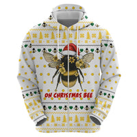 Oh Christmas Bee Bee Christmas Hoodie Xmas Holiday Patterns - Wonder Print Shop