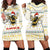Oh Christmas Bee Bee Christmas Hoodie Dress Xmas Holiday Patterns - Wonder Print Shop