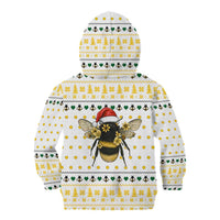 Oh Christmas Bee Bee Christmas Kid Hoodie Xmas Holiday Patterns - Wonder Print Shop