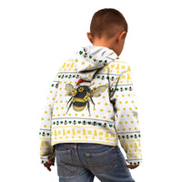 Oh Christmas Bee Bee Christmas Kid Hoodie Xmas Holiday Patterns - Wonder Print Shop