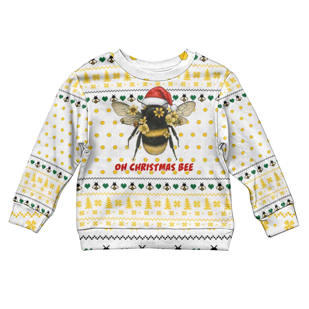 Oh Christmas Bee Bee Christmas Kid Ugly Christmas Sweater Xmas Holiday Patterns - Wonder Print Shop