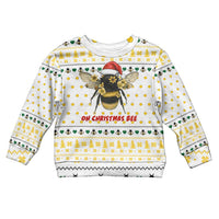 Oh Christmas Bee Bee Christmas Kid Ugly Christmas Sweater Xmas Holiday Patterns - Wonder Print Shop