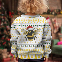 Oh Christmas Bee Bee Christmas Kid Ugly Christmas Sweater Xmas Holiday Patterns - Wonder Print Shop