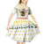 Oh Christmas Bee Bee Christmas Kid Short Sleeve Dress Xmas Holiday Patterns - Wonder Print Shop
