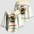 Oh Christmas Bee Bee Christmas Kimono Sleeve Blouse Xmas Holiday Patterns - Wonder Print Shop