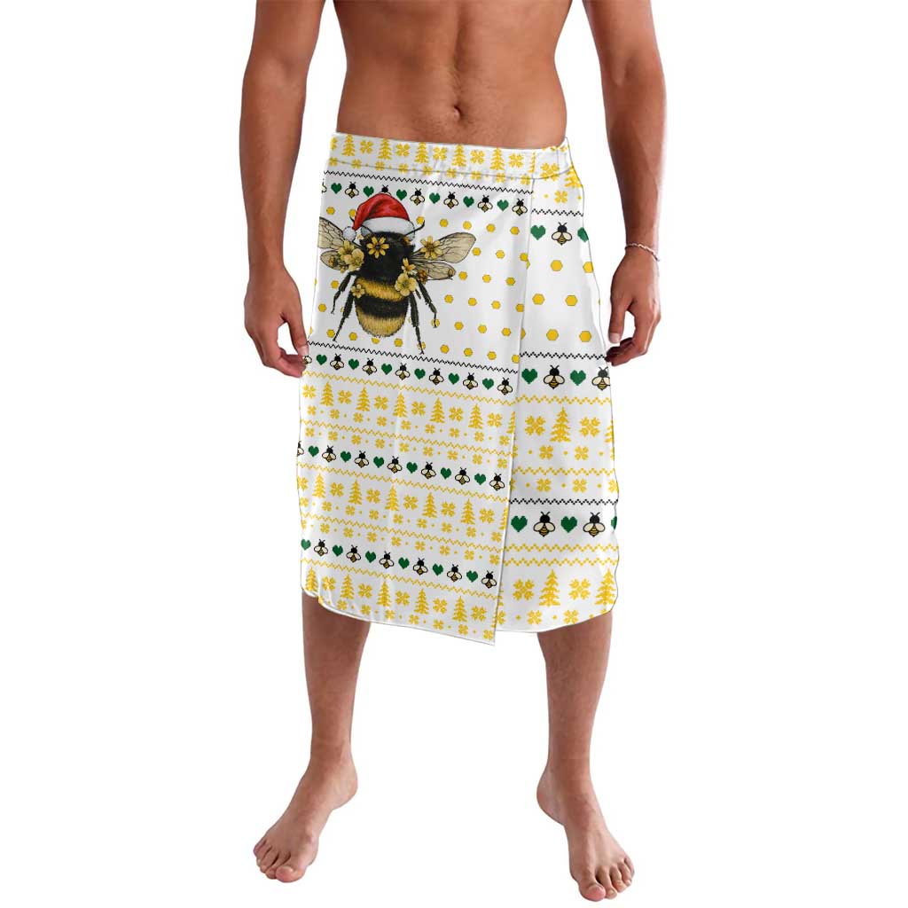 Oh Christmas Bee Bee Christmas Lavalava Xmas Holiday Patterns - Wonder Print Shop