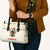 Oh Christmas Bee Bee Christmas Leather Bag Xmas Holiday Patterns - Wonder Print Shop
