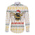 Oh Christmas Bee Bee Christmas Long Sleeve Button Shirt Xmas Holiday Patterns - Wonder Print Shop