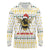 Oh Christmas Bee Bee Christmas Long Sleeve Polo Shirt Xmas Holiday Patterns - Wonder Print Shop