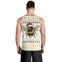 Oh Christmas Bee Bee Christmas Men Tank Top Xmas Holiday Patterns - Wonder Print Shop