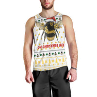 Oh Christmas Bee Bee Christmas Men Tank Top Xmas Holiday Patterns - Wonder Print Shop