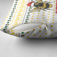 Oh Christmas Bee Bee Christmas Pillow Cover Xmas Holiday Patterns - Wonder Print Shop