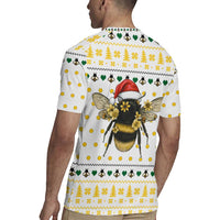 Oh Christmas Bee Bee Christmas Rugby Jersey Xmas Holiday Patterns - Wonder Print Shop