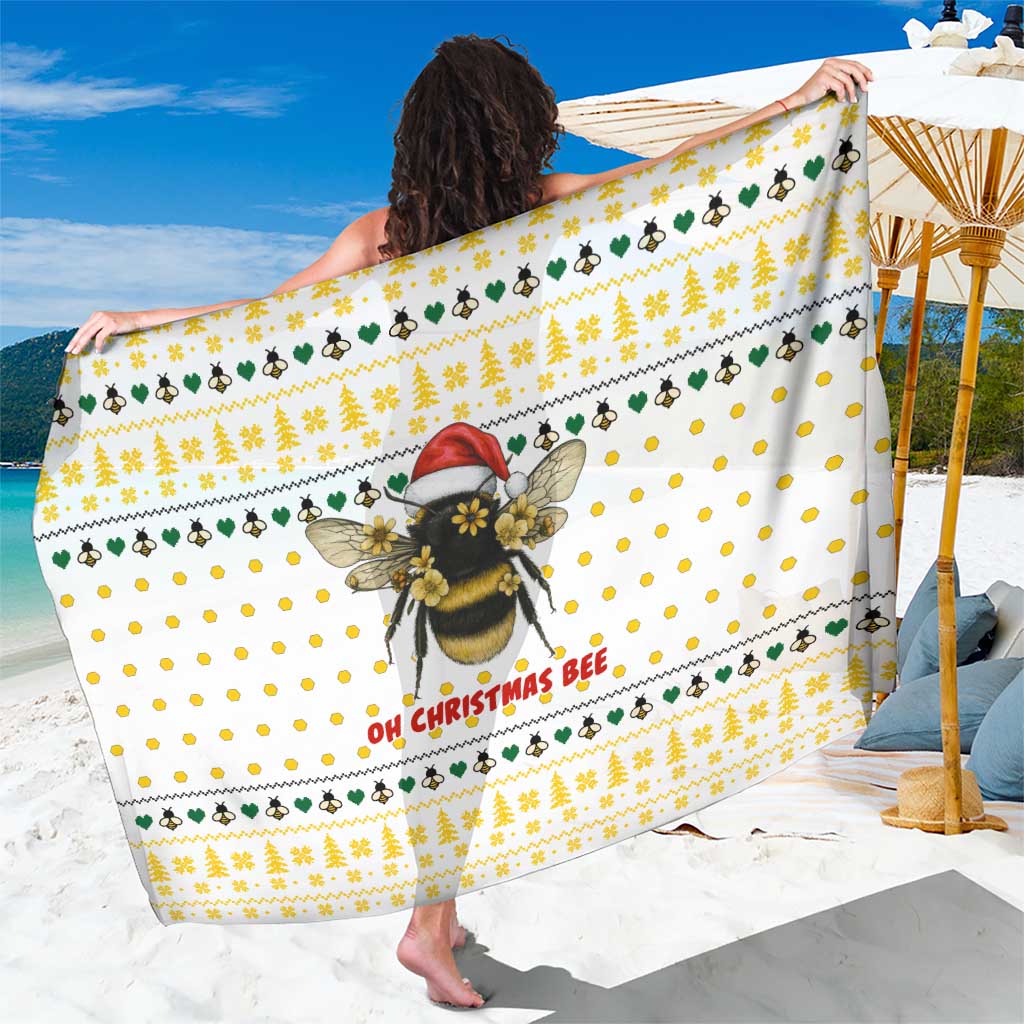 Oh Christmas Bee Bee Christmas Sarong Xmas Holiday Patterns - Wonder Print Shop